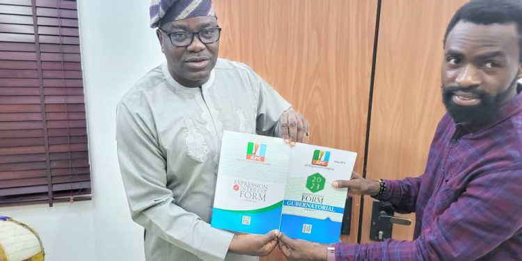 Professor Adeolu Akande obtains N50Million APC Governorship Form