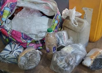 A man and two women paraded with illicit drugs in delta