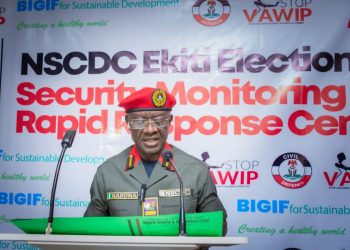 Ekiti guber poll: NSCDC launches Toll -Free numbers to rescue electoral violence victims