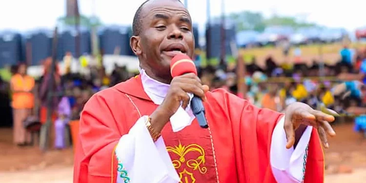 Desist from attacking my bishop, Mbaka warns followers