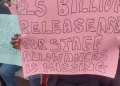 National Assembly Staffers protest unpaid salaries…