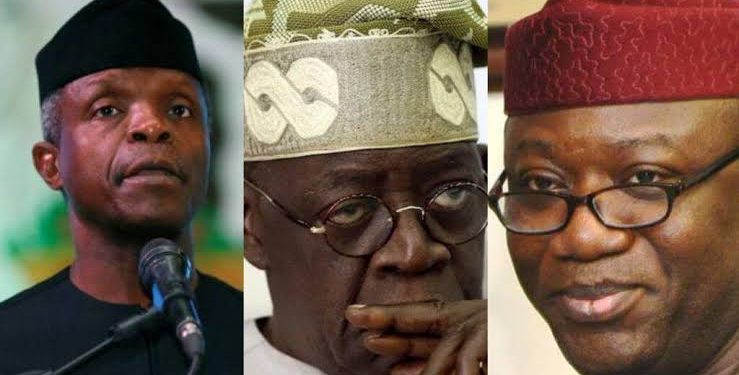 Tinubu, osibajo, Fayemi and others abandon campaign to visit owo victims