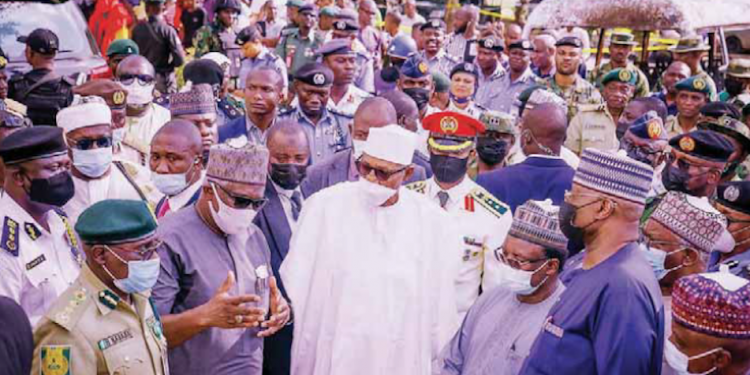 Buhari Visits Kuje, Queries Intelligence, Response as ISWAP Claims Responsibility