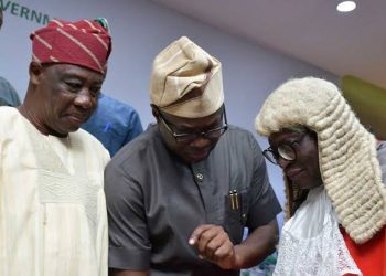 Oyo CJ swears in Bayo Lawal as new Deputy Governor