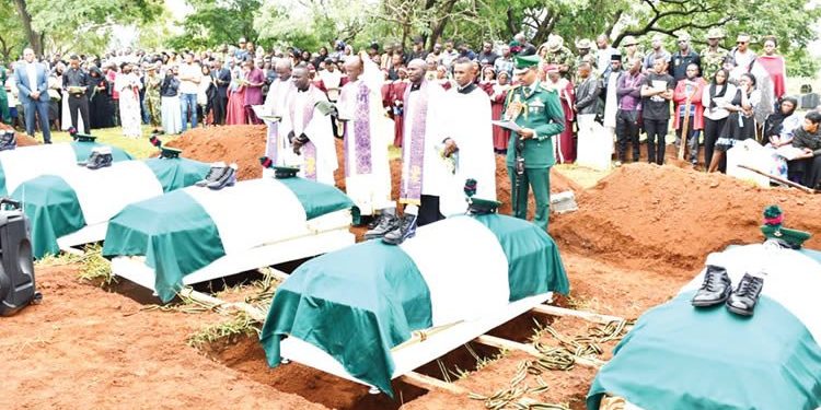 Buhari’s security guards killed in ambush buried