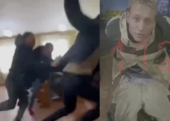 Gunman opens fire at recruitment office and wounds recruitment officer as he protests against Russian enlistment