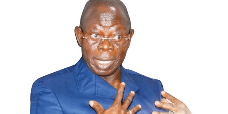 Buhari, Lalong’s absence responsible for campaign delay – Oshiomhole