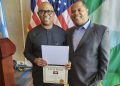 Obi conferred with honorary citizenship in US