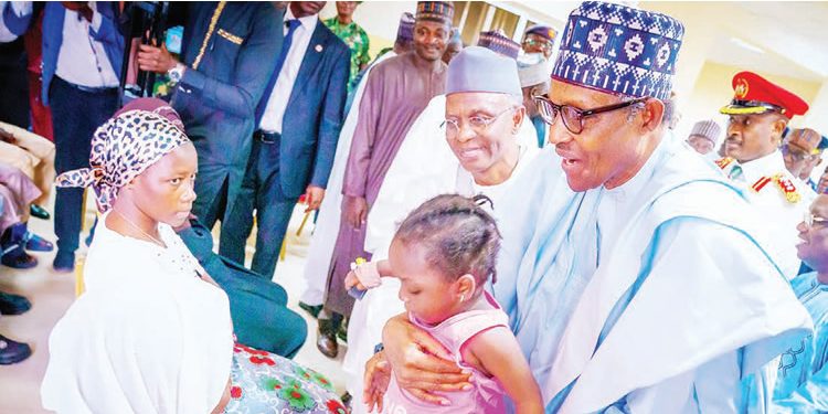 FG review rails security, Buhari meets freed hostages
