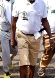 Baptist Old Boys: Obasanjo shakes Abeokuta with 100th anniversary 18km walk