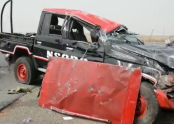 NSCDC vehicle carrying election materials to Lagos crashes in Abuja