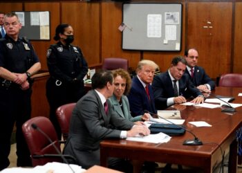 Protests as Trump pleads not guilty to criminal charges