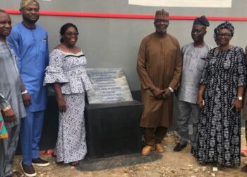 Lanre Sarumi Foundation Donates Toilet Facility To Ibadan Poly