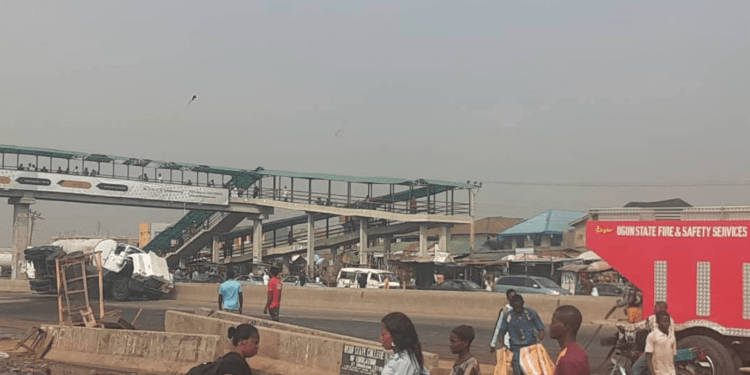 Use Alternative Routes, FRSC Urges Motorists As Fuel-laden Tanker Fails, Blocks Lagos-Ibadan Expressway