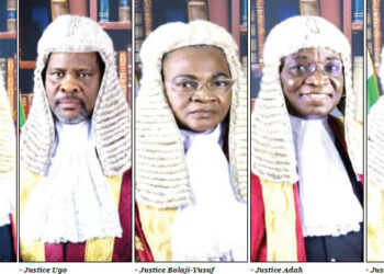 Presidential poll: Five justices sitting on Atiku, Obi’s petitions against Tinubu