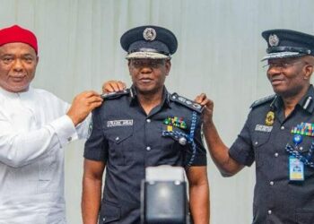 Egbetokun decorates Ciroma, Mba, other newly promoted officers