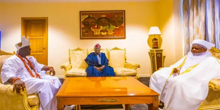 What I discussed with traditional rulers — Tinubu