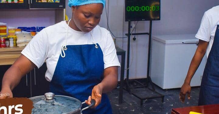 Another Nigerian chef, Adeola begins 150-hour cook-a-thon to break Guinness records