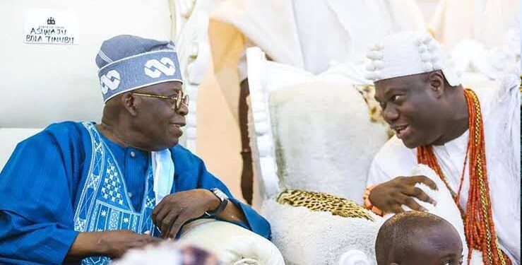 Tinubu hails ooni at 49