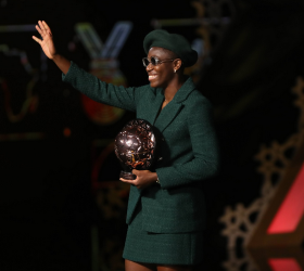 Asisat Oshoala Clinches Record Sixth African Women’s Player of the Year Title at CAF Awards