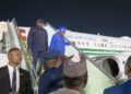 Presdent Tinubu Arrives in Addis Ababa for AU Summit