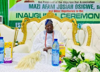 REMAIN STEADFAST IN PURSUIT OF JUSTICE, PROFESSIONALISM AND SERVICE TO HUMANITY: Okere of Saki to NBA Iseyin Branch