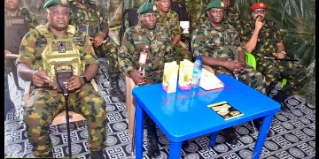 GOC 2 DIVISION VISITS TROOPS DEPLOYED AROUND OLD OYO NATIONAL PARK, CHARGES THEM TO SUSTAIN OPERATIONAL TEMPO